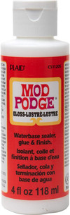 Mod Podge Glue, Gloss, 4 oz - 1 Pkg Thumbnail Image