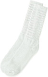 Men's Crew Socks, White - 1 Pkg Thumbnail Image