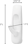 Command Adhesive Utility Hooks, White, Medium - 1 Pkg Thumbnail Image