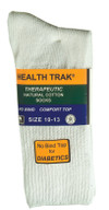 Men's Therapeutic Sock, White - 1 Pkg Thumbnail Image