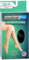 Loving Comfort Knee-High Compression Hose - Black - Extra Large Thumbnail Image