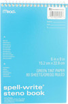 Greentint Steno Notebook, 80Ct. 6X9" - 1 Pkg Thumbnail Image