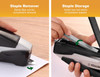 Paper Pro Stapler - Half Strip, Black/Gray - 1 Pkg Thumbnail Image