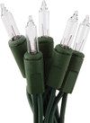 Outdoor Light Set, Green/Clear, 50 Lights - 1 Set Thumbnail Image