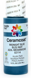 Ceramcoat Acrylic Paint, Midnight Blue, 2 oz - 1 Pkg Thumbnail Image