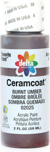 Ceramcoat Acrylic Paint, Burnt Umber, 2 oz - 1 Pkg Thumbnail Image