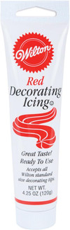 Icing In A Tube, Cake Decorating, Red, 4.25 oz - 1 Pkg Thumbnail Image