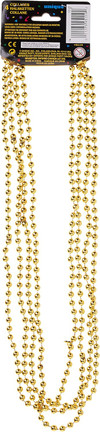 Bead Necklace Party Favors, Gold, 32" - 1 Pkg Thumbnail Image
