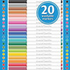 Crayola Super Tip Markers, Assorted - 20 ct Thumbnail Image