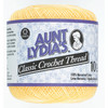 Aunt Lydia's Classic Crochet Thread, Maize, 350 Yds. - 3 Pkgs Thumbnail Image