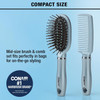 Conair Fusion Mid Size Cushion Hair Brush & Comb, 2 Pc Thumbnail Image
