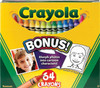 Crayons-Non Peggable, Assorted, 64Ct. - 1 Pkg Thumbnail Image