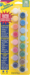Delta Ceramcoat Acrylic Paint Super Value Basic Set, Asst - 1 Pkg Thumbnail Image