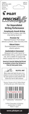 Rolling Ball Pen, Black, Extra Fine - 1 Pkg Thumbnail Image