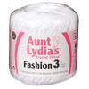 Aunt Lydia Fashion Crochet Thread, White, 150 Yds. - 3 Pkgs Thumbnail Image