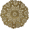 Royal Lace Foil Lace Round Doilies, Gold, 12" - 1 Pkg Thumbnail Image