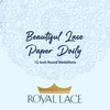 Royal Lace Foil Lace Round Doilies, Gold, 12" - 1 Pkg Thumbnail Image