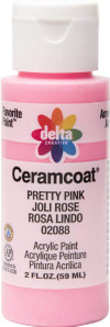 Ceramcoat Acrylic Paint, Pretty Pink, 2 oz - 1 Pkg Thumbnail Image