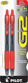 G2 Rolling Ball Pen 2pk Fine, Red - .7mm Thumbnail Image