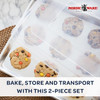 Nordic Ware Baker 1/2 Sheet W/ Cover, Silver, 13X18" Thumbnail Image