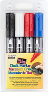 Bistro Chalk Marker Set, Black Red White Blue, 6Mm - 1 Pkg Thumbnail Image