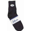 Ladies Cotton Cuff Anklet Sock, Black - 1 Pair Thumbnail Image
