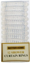 Shower Rings Clear, Clear, 12 Ct - 1 Set Thumbnail Image