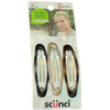 Oval Hair Clips-No Slip No Damage, Asst, 3 Ct - 1 Pkg Thumbnail Image
