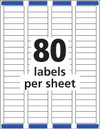 Return Address Labels, 800Ct., 8 1/2X11" - 1 Pkg Thumbnail Image