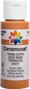 Ceramcoat Acrylic Paint, Terra Cotta, 2 oz - 1 Pkg Thumbnail Image