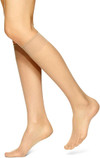 Knee High Sheer Toe Hose, Nude, Onesize - 1 Pkg Thumbnail Image
