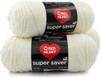 E300 Super Saver Yarn, Soft White, 7 oz - 3 Packs Thumbnail Image