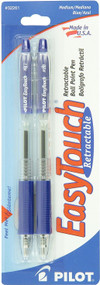 Easy Touch Ballpoint Pen Retractable, Blue, Medium - 1 Pkg Thumbnail Image