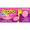 Children's Pepto Chewable Tablets Bubble Gum Flavor - 24 Tablets Thumbnail Image
