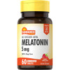 Sundance Vitamins Melatonin 5 mg Natural Berry Flavor - 60 Tablets Thumbnail Image