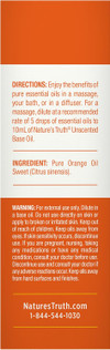 Nature's Truth Aromatherapy Essential Oil Orange Sweet - .5 oz Thumbnail Image