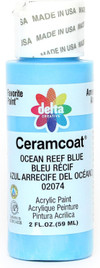 Ceramcoat Acrylic Paint, Ocean Reef Blue, 2 oz - 1 Pkg Thumbnail Image