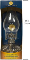 Ellipse Clear Glass Oil Lamp Thumbnail Image