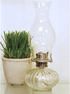 Ellipse Clear Glass Oil Lamp Thumbnail Image