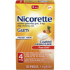 Nicorette Nicotine Polacrilex Gum 4 mg Fruit Chill - 20 ct Thumbnail Image