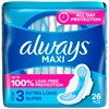 Always Maxi Pads with Flexi-Wings Extra Long Super - 26 ct Thumbnail Image