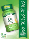 Nature's Truth High Potency Vitamin D3 1000 IU Quick Release Softgels - 130 ct Thumbnail Image
