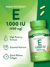 Nature's Truth High Potency E 1000 IU Vitamin Supplement - 60 Softgels Thumbnail Image