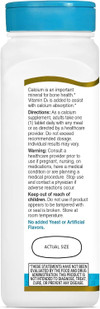 21st Century Calcium 1000 + D3 Supplement Tablets  - 90 ct Thumbnail Image