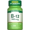 Nature's Truth B-12 500 mcg - 120 Tablets Thumbnail Image