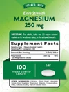 Nature's Truth Magnesium 250 mg Dietary Supplement - 100 Coated Caplets Thumbnail Image