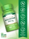Nature's Truth Magnesium 250 mg Dietary Supplement - 100 Coated Caplets Thumbnail Image