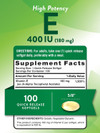 Nature's Truth High Potency Vitamin E 400 IU Quick Release Softgels - 100ct Thumbnail Image
