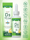Nature's Truth D3 5000 IU Fast Acting Vitamin Supplement Liquid - 2 oz Thumbnail Image