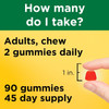 Nature Made Vitamin D3 Dietary Supplement Gummies - 90 Assorted Flavors Thumbnail Image